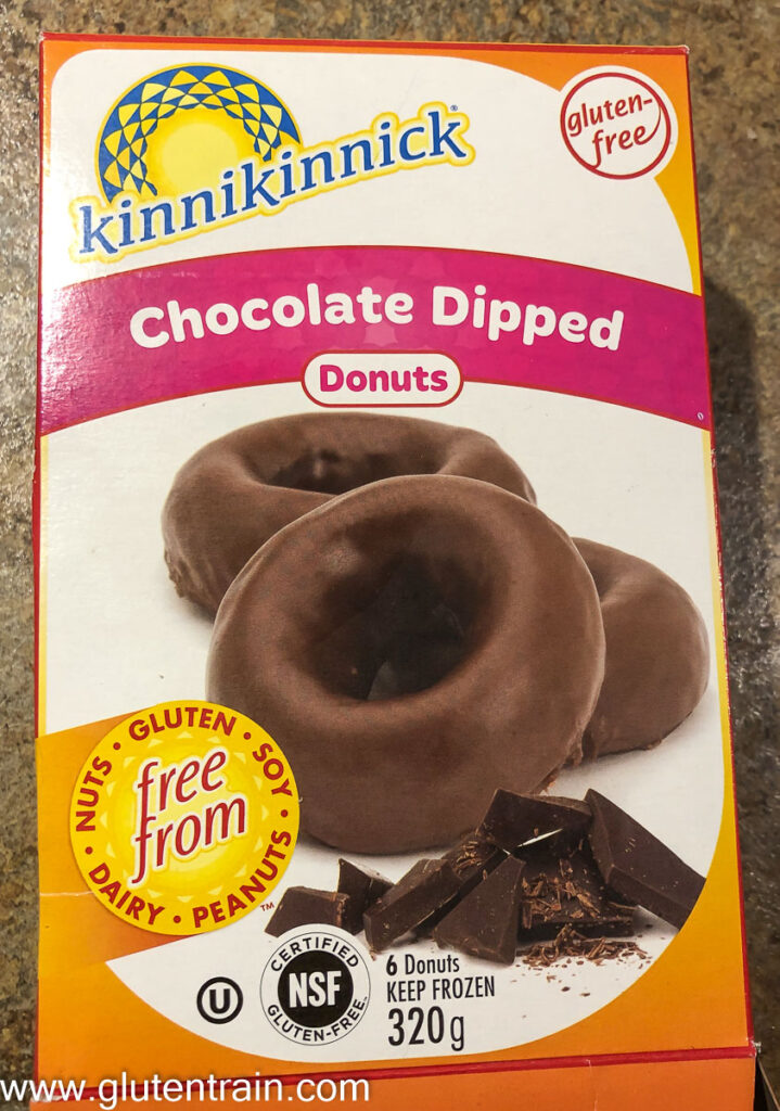 Box of chocolate donuts
