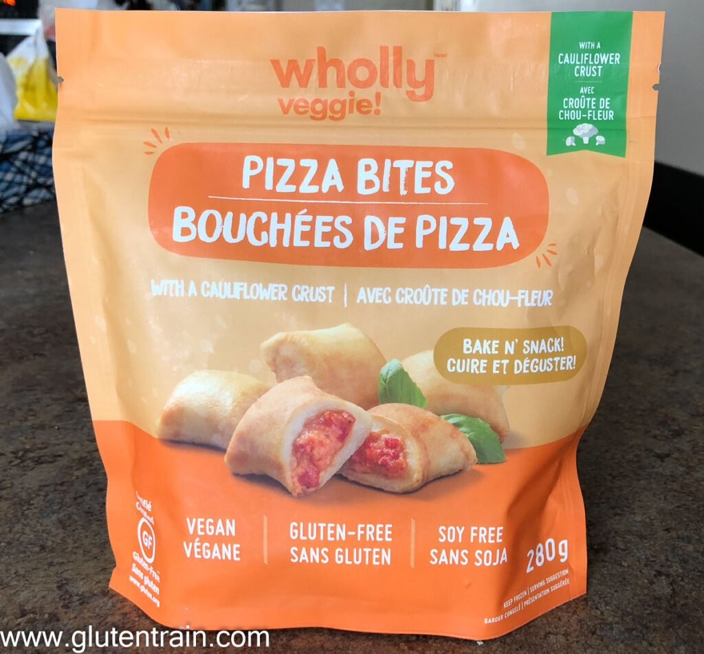 Wholly veggie pizza bites bag