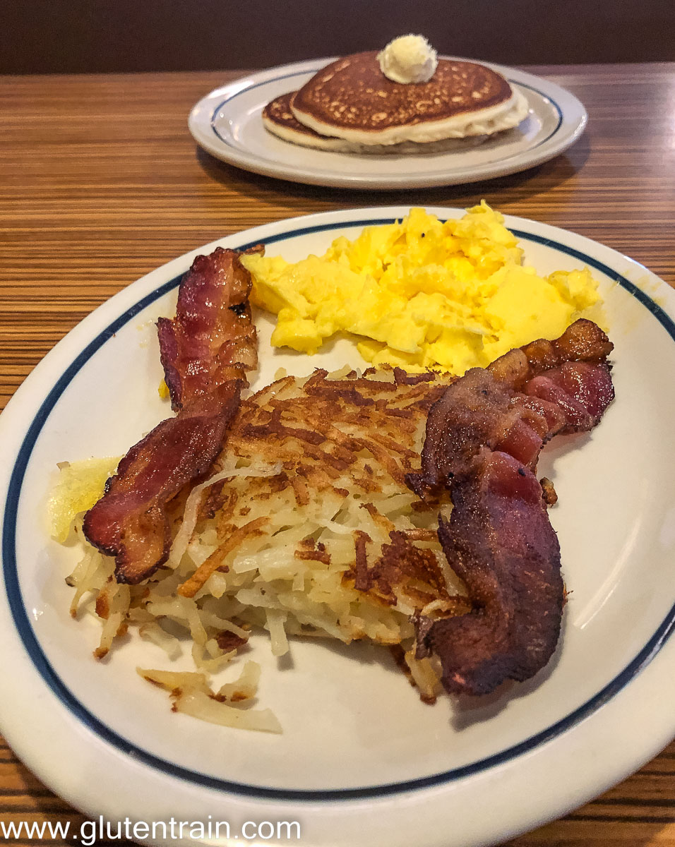 Breakfast on two plates