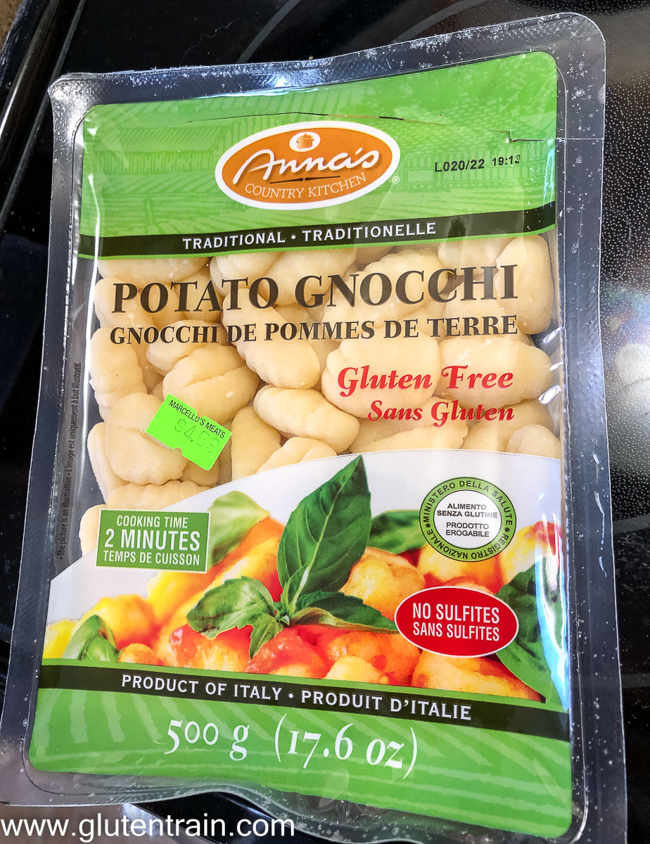 Package of gnocchi